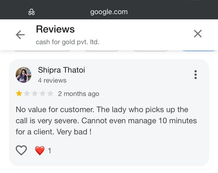 Cash for gold Review