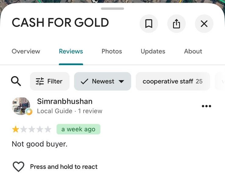 Cash for gold Review