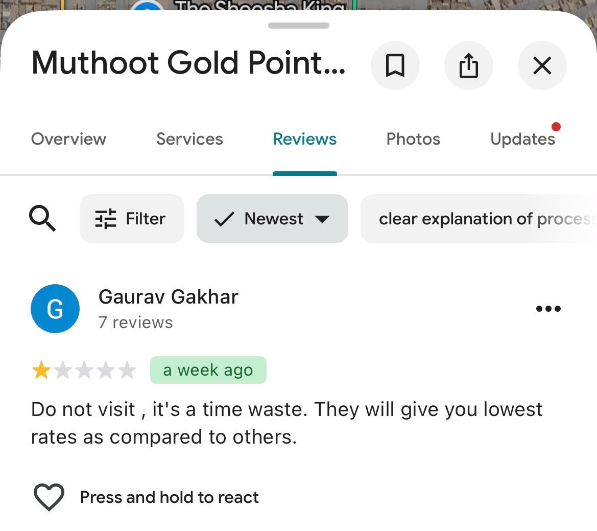 Muthoot Gold Point Review